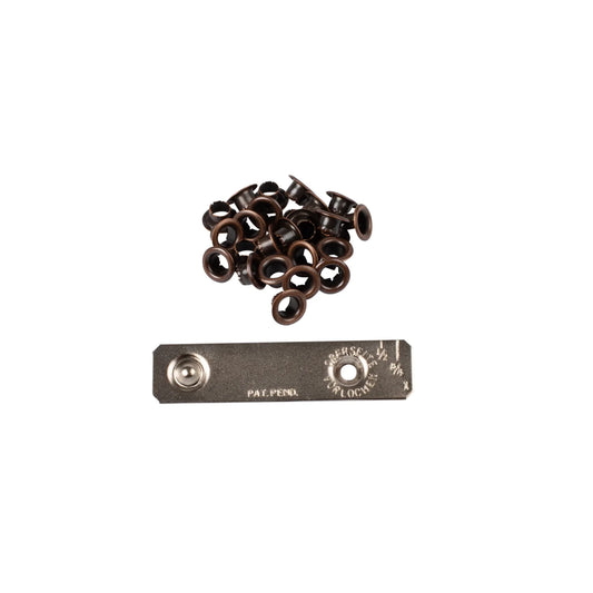 EYELETS BRONZ +TOOL 4 MM BLI 25