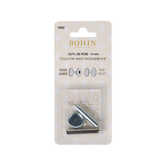 TOOL FOR NON SEW FASTENERS HEAVY FABRIC