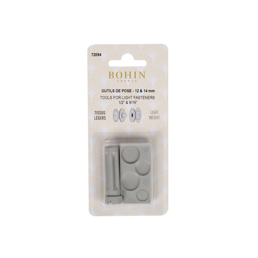 TOOL FOR NON SEW FASTENERS LIGHT FABRIC