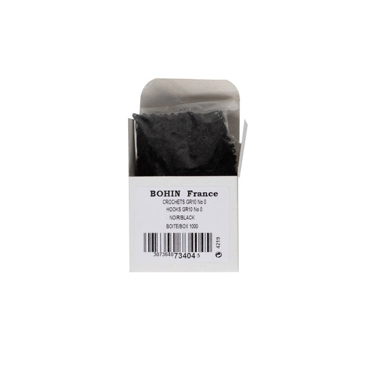 HOOKS BLACK  GR10 1000 N°0