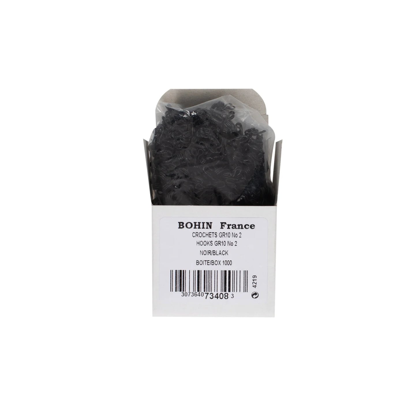 HOOKS BLACK  GR10 1000 N°2