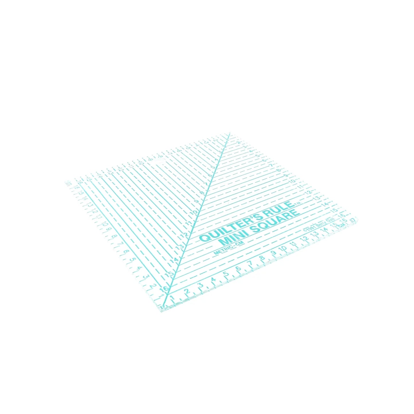 METRIC RULER 11x35CM - Teal