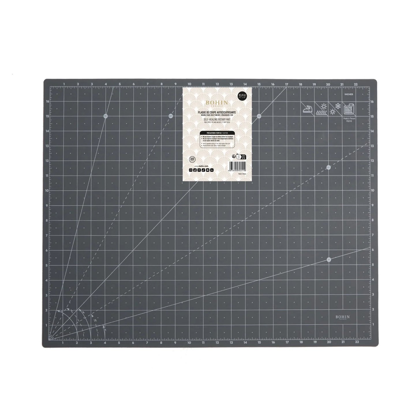 CUTTING MAT BOHIN 60x45Cm - 23 1/2'x18' x2mm