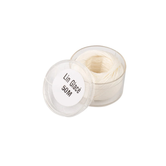 LINEN THREAD BOX 50M - WHITE