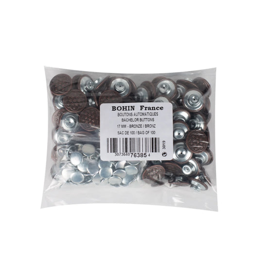 JEANS SNAPS - 17mm - BRONZ x100