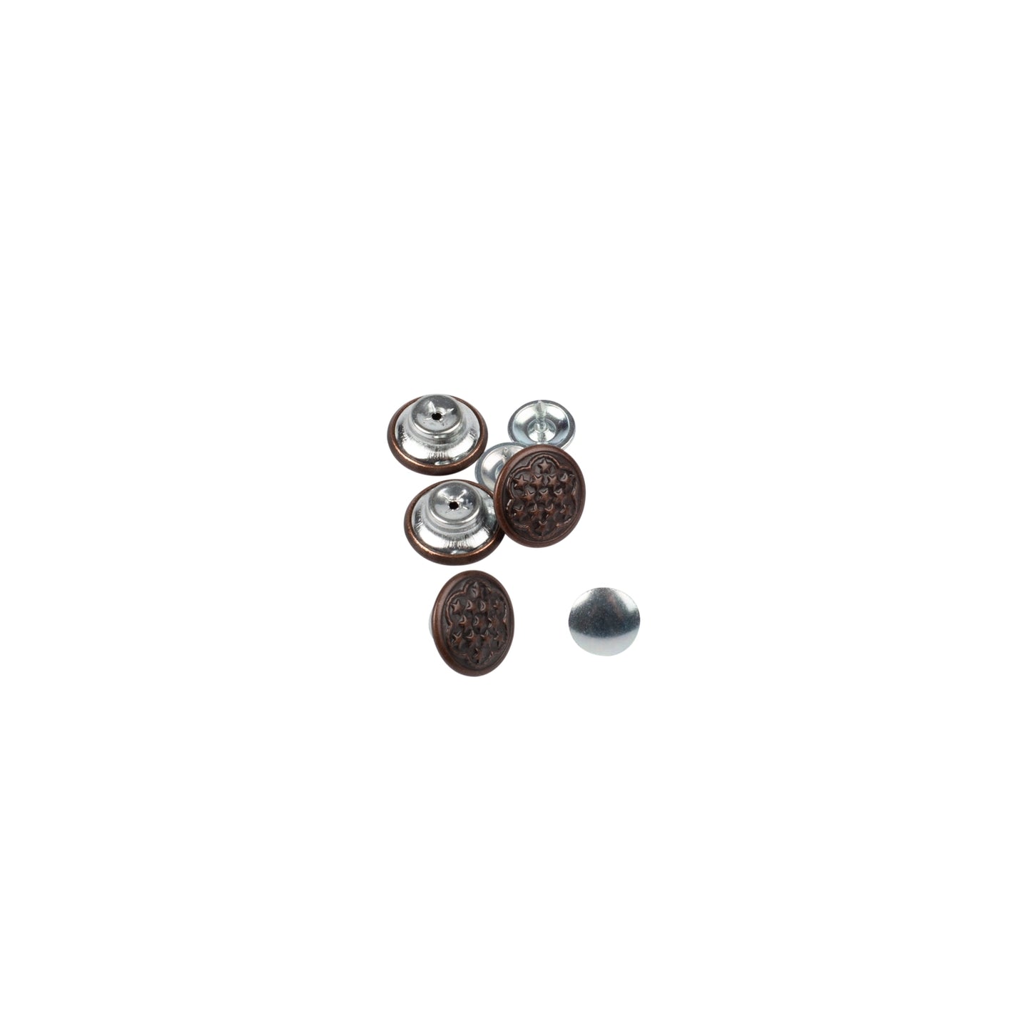 JEANS SNAPS - 14mm - BRONZ x100