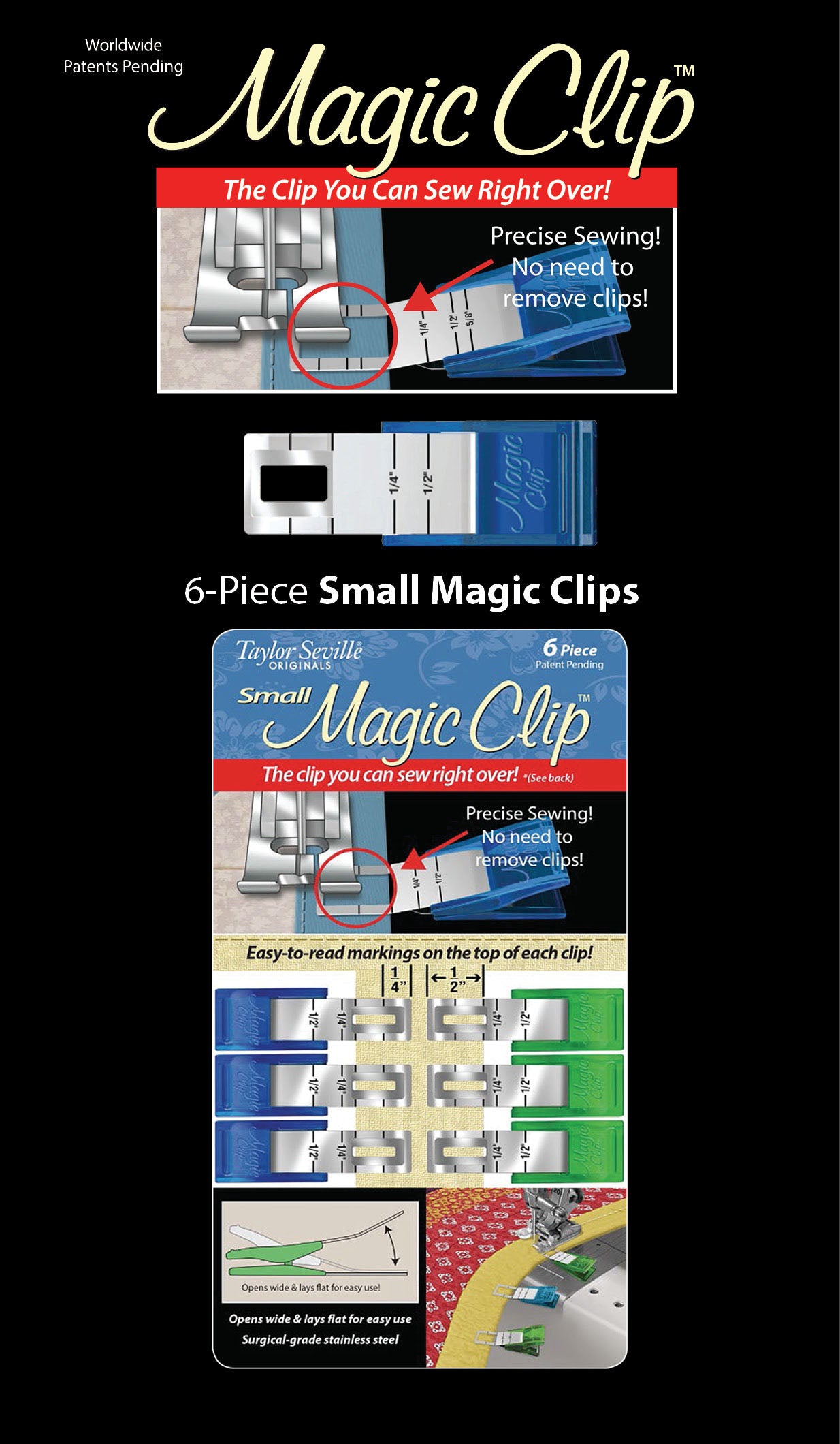 Magic Clip Small 6pc