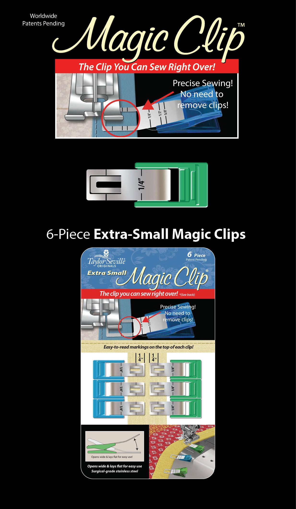 Magic Clip Extra Small 6PC