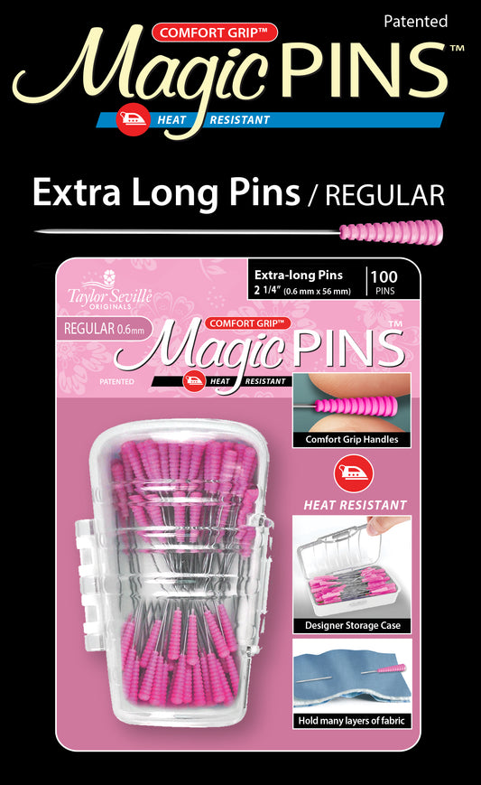 Magic Pins Extra Long REGULAR 100 pc