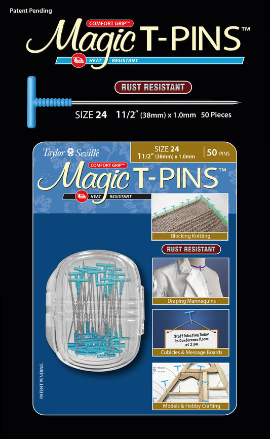 Magic T- Pins Size 24 (11/2" x 1.0mm)