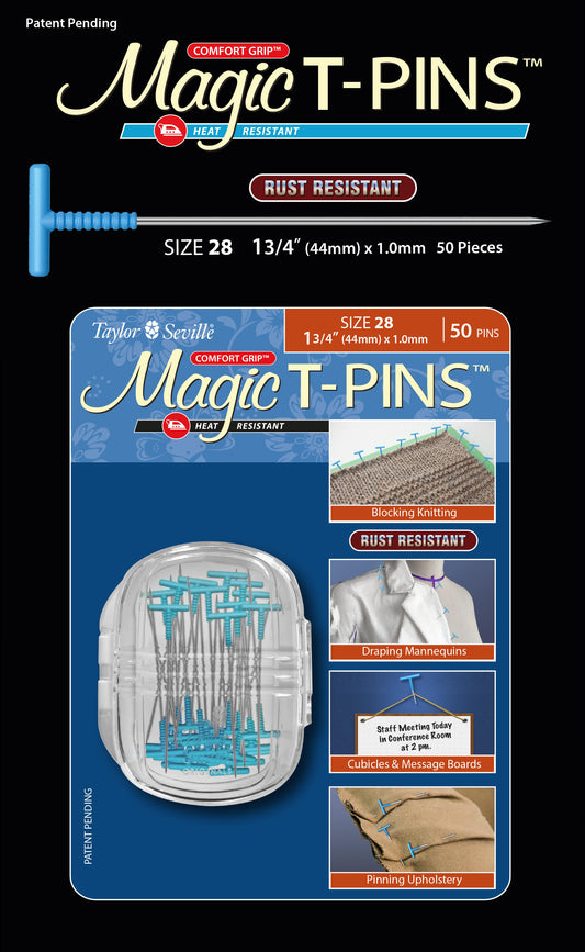 Magic T- Pins Size 28 (13/4" x 1.0mm)