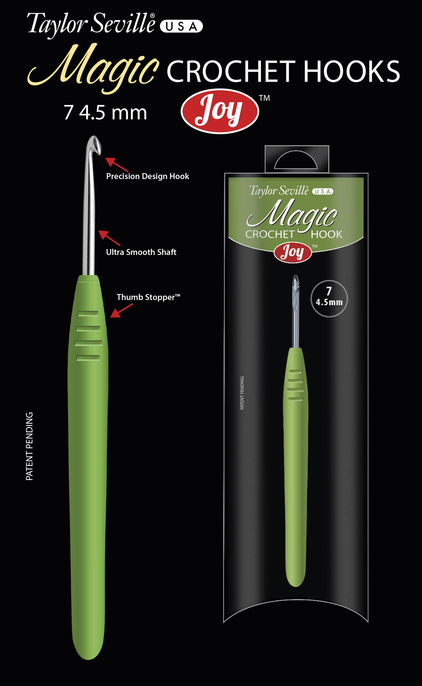 Magic JOY series Crochet Hook 7 4.5mm