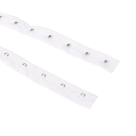 HOOK & EYE TAPE (10M) 3/4" WHT