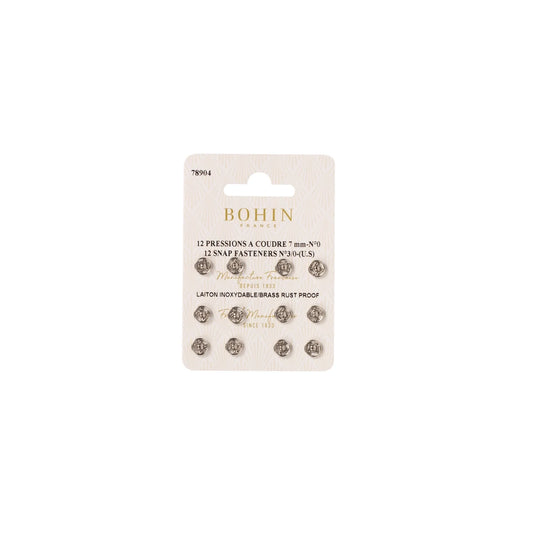 SEW-ON FASTENERS 3/0 WHT Blisx12