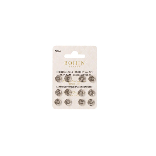 SEW-ON FASTENERS 1/0 WHT Blisx12