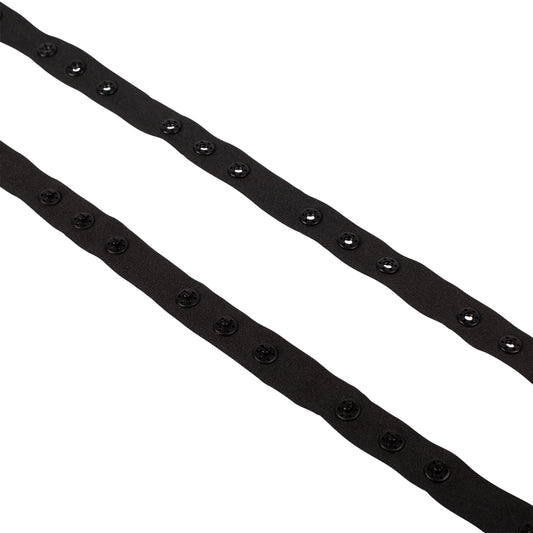 PLASTIC FASTENER TAPE 10M Black