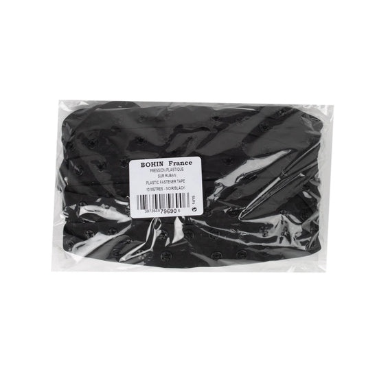 PLASTIC FASTENER TAPE 10M Black