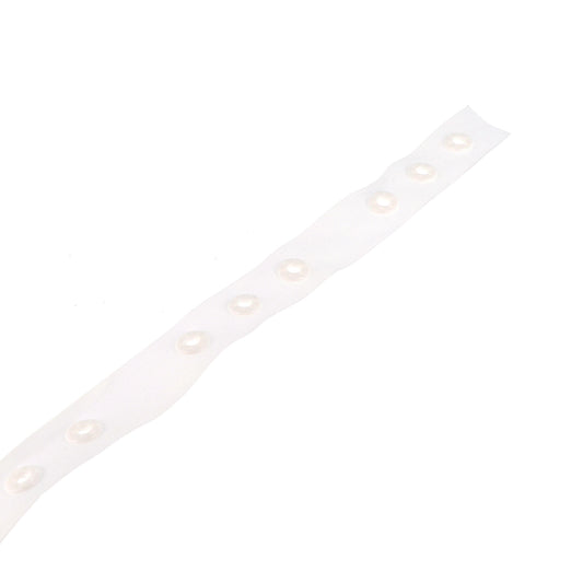 PLASTIC FASTENER TAPE 10M Wht.