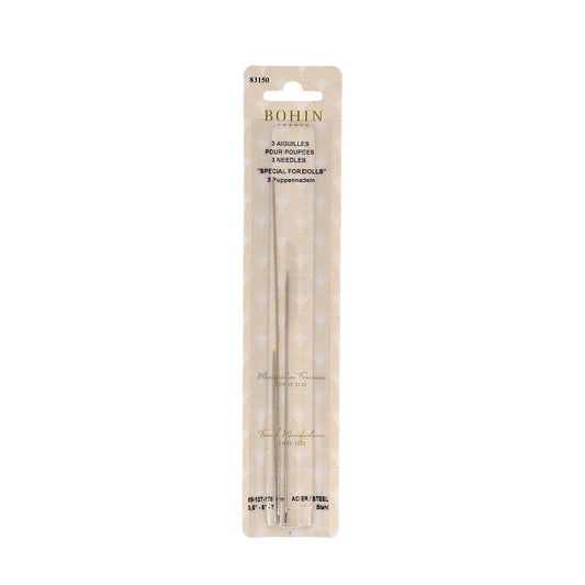 NEEDLES FOR DOLL MAKING BLISTERx3