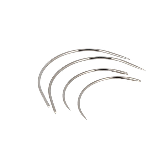 CURVED NEEDLES SZ 2-3 Blister x4