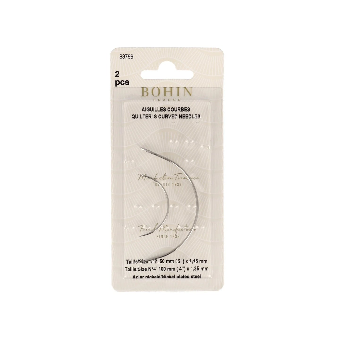 CURVED NEEDLES Nø2-4 blister x2