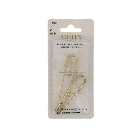 SKIRT PINS GILTED Nø3" & 2.1/2" x2