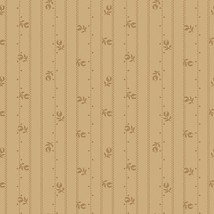 8572-33 LINEN CLOSET – FLORAL STRIPE TOAST