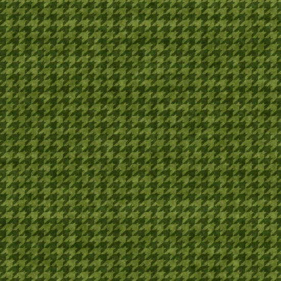 8624-66 HOUNDSTOOTH BASICS GREEN