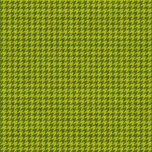 8624-67 HOUNDSTOOTH BASICS LIME GREEN