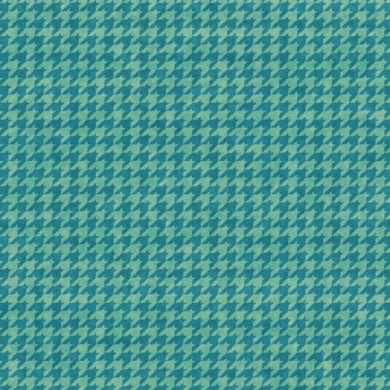 8624-76 HOUNDSTOOTH BASICS LIGHT TEAL