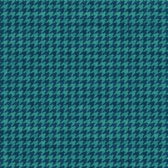 8624-77 HOUNDSTOOTH BASICS TEAL