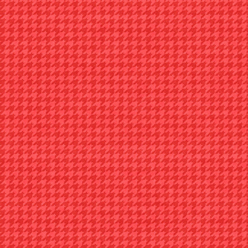 8624-85 HOUNDSTOOTH BASICS ROSE BERRY