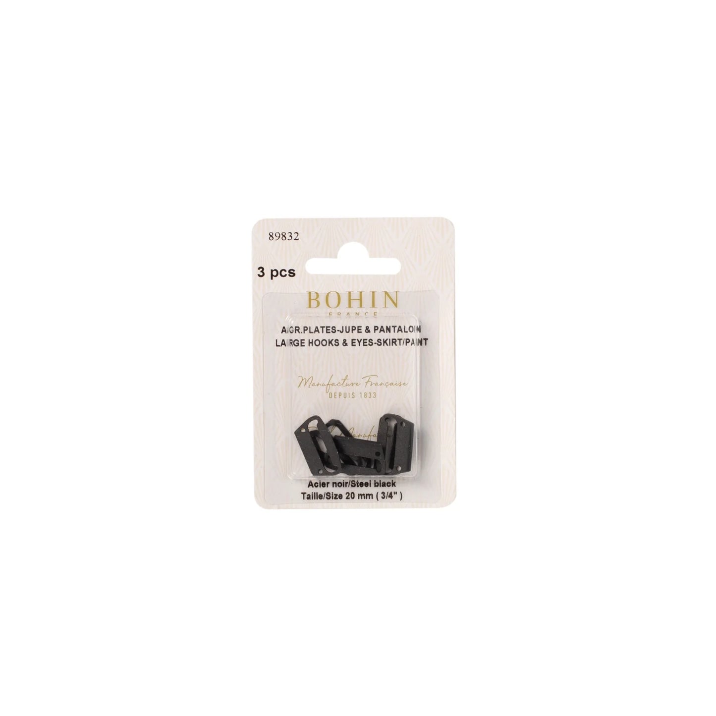 89832 WAISTBAND HOOKS AND BARS (SKIRTS)