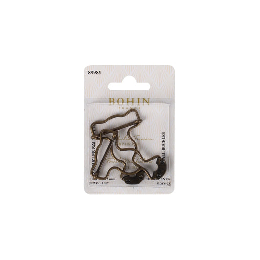 OVERALL BUCKLES 1 1/4" BRZ 2 pcs