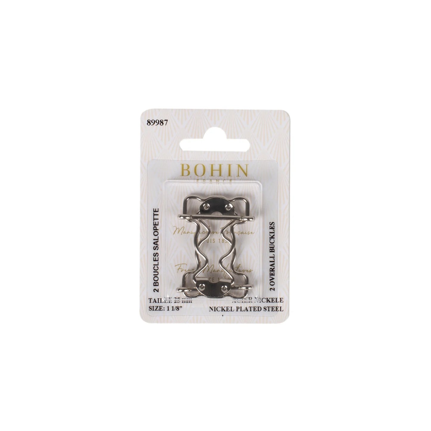 OVERALL BUCKLES 1" NCK 2 pcs