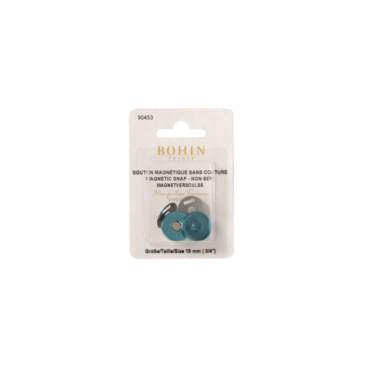 MAGNET SNAP SILVER 3/4" x1