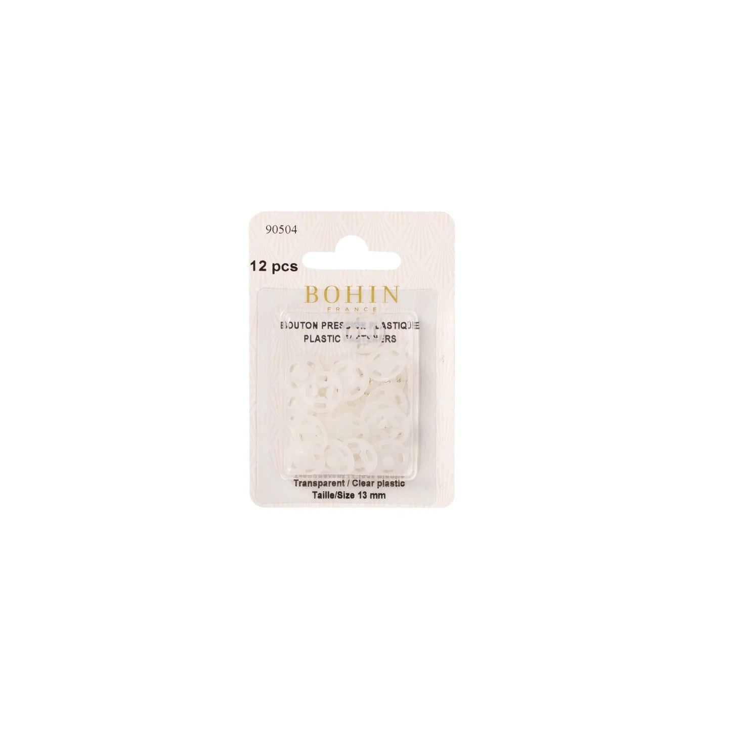 PLASTIC FASTENERS 13mm BLISTER x12