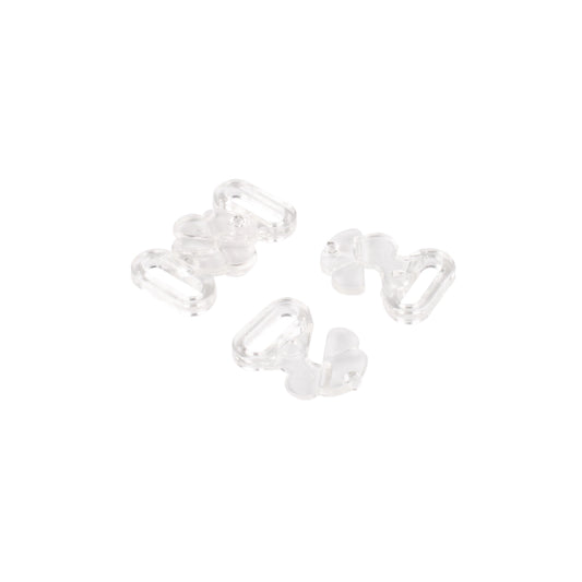 BIKINI CLASP 18 MM  CLEAR x2