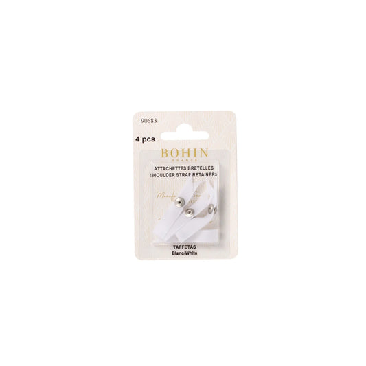 SHOULDER STRAP RETAIN. WHITE  x4