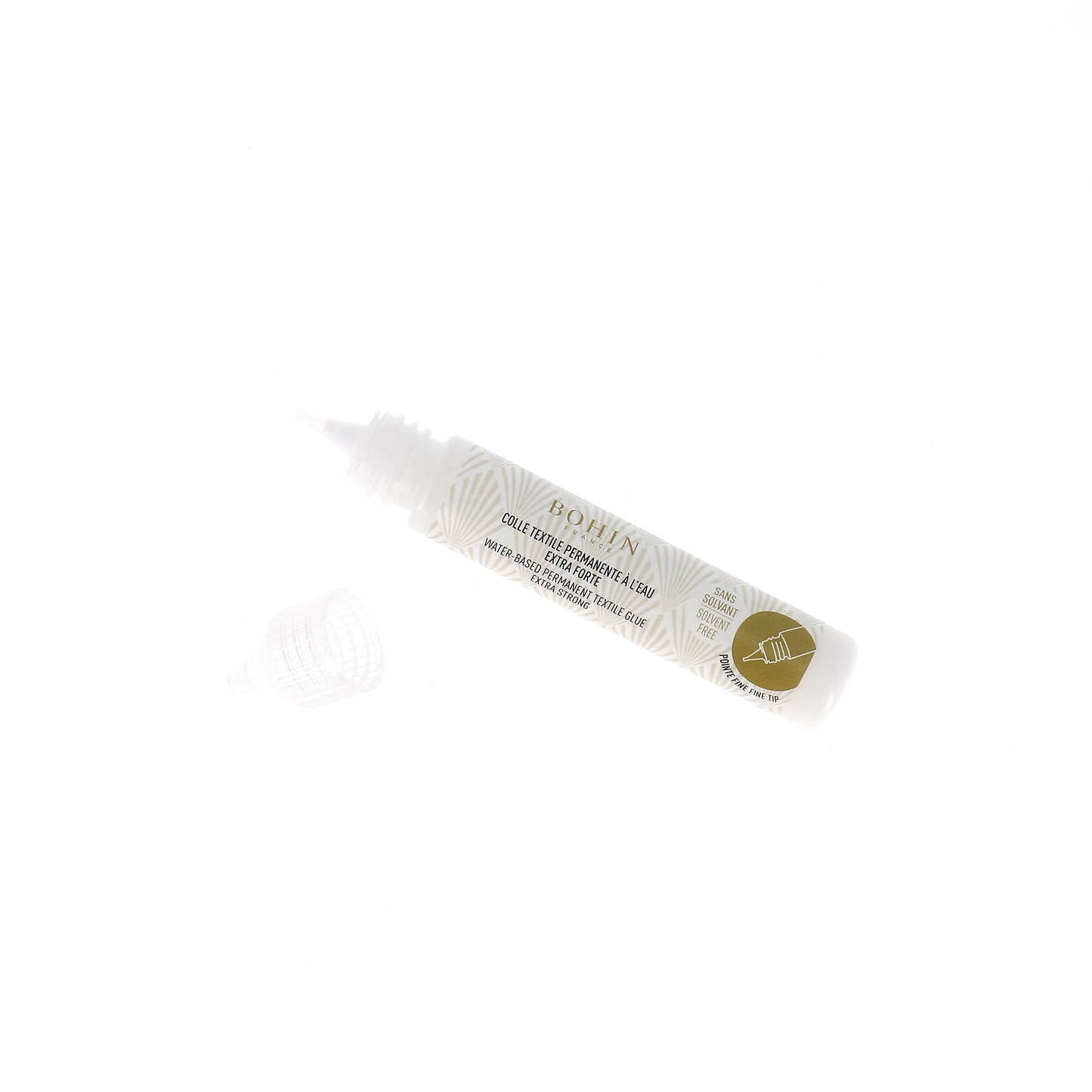 PERMANENT TEXTILE GLUE - PRECISION TIP TUBE - DISPLAY 20 PCS