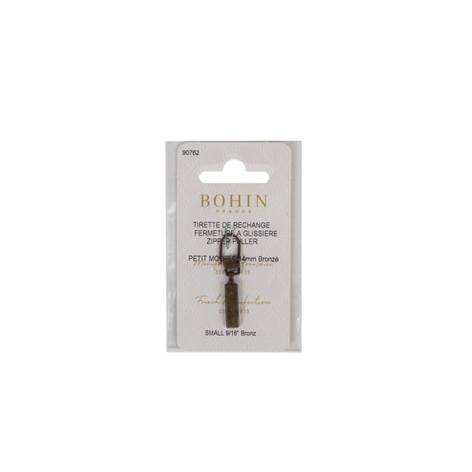 ZIPPER PULLER - Small Bronz