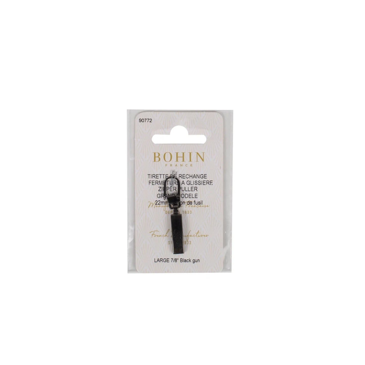 ZIPPER PULLER - Large Black