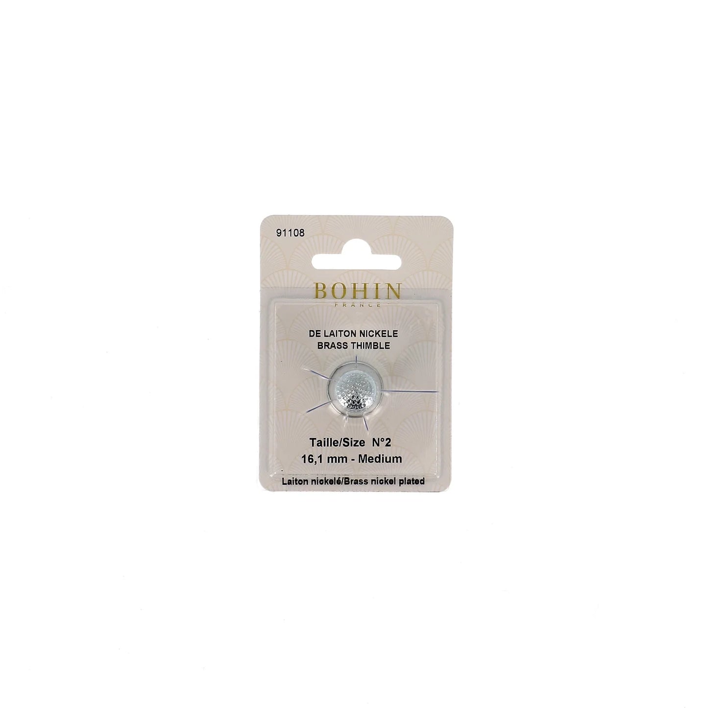 THIMBLES BRASS NICKEL nø2  Blist