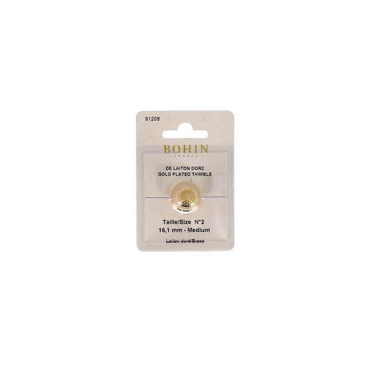 GOLD THIMBLE PLATED Med.  Nø2 x1