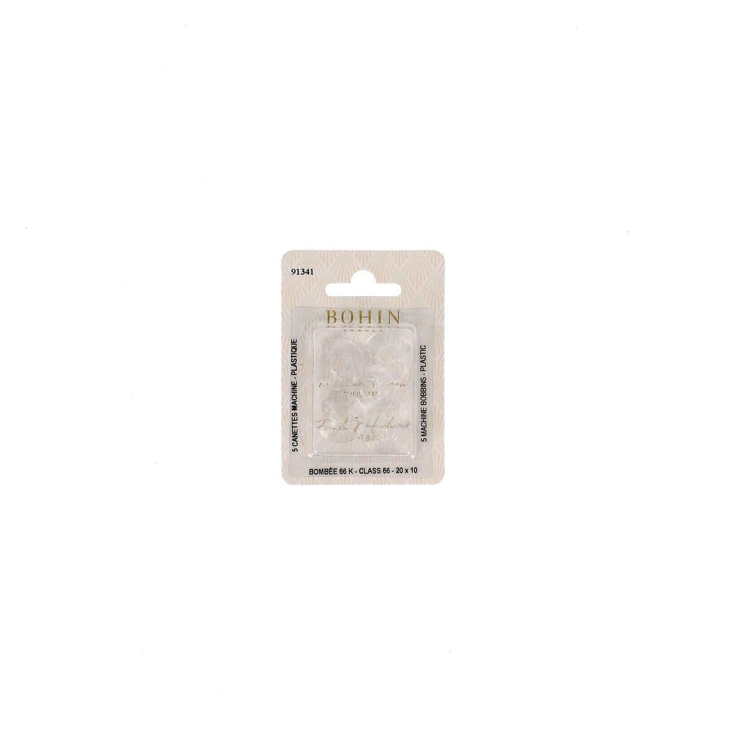 PLASTIC BOBBINS CLASS 66 BLISTx5