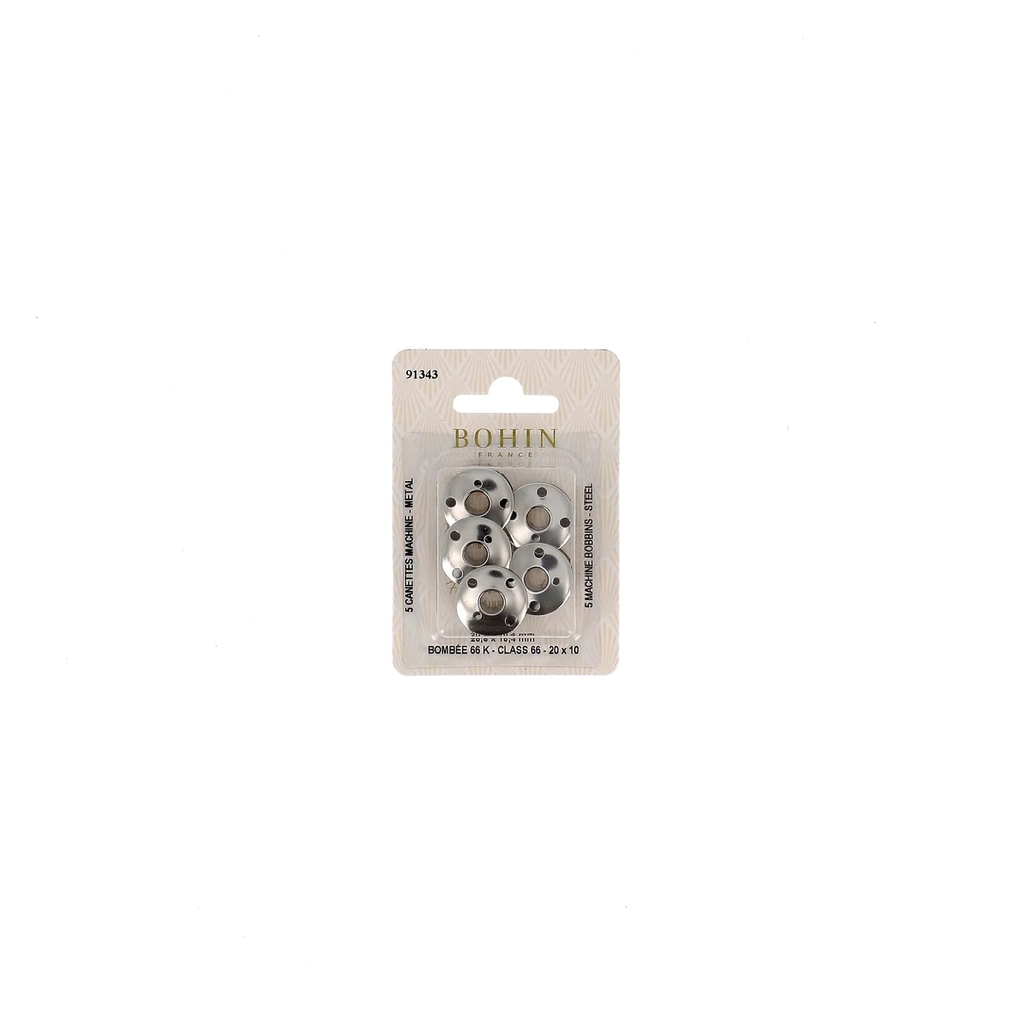 STEEL BOBBINS CLASS 66 BLISTER x5