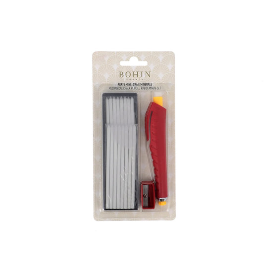 CHALK PENCIL WITH HOLDER- WHITE
