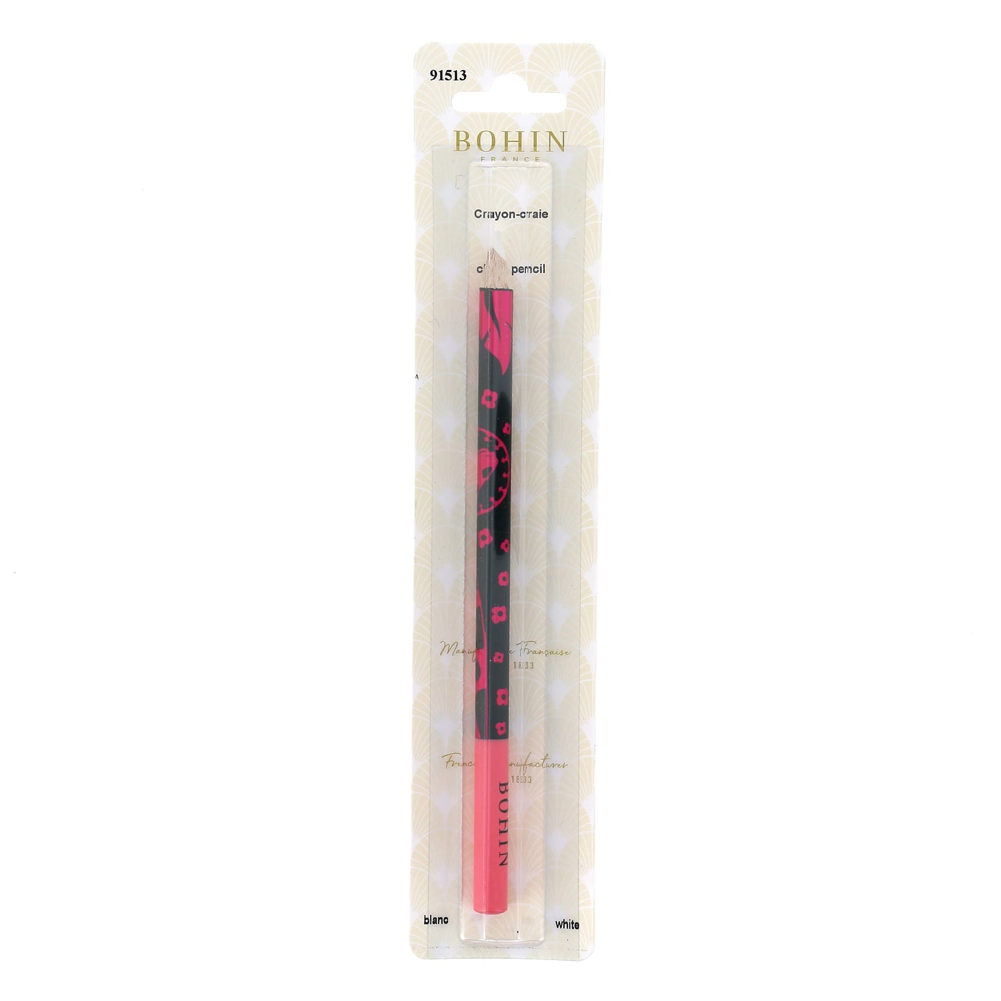 DRESSMAKER PENCIL "BENJAMIN'S JOURNEYS" - WHITE - Blister