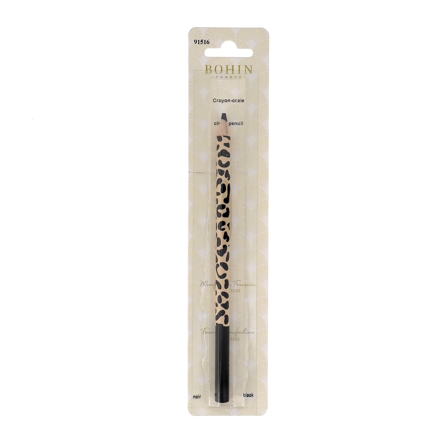 DRESSMAKER PENCIL "WILD WORLD" LEOPARD - BLACK - Blister