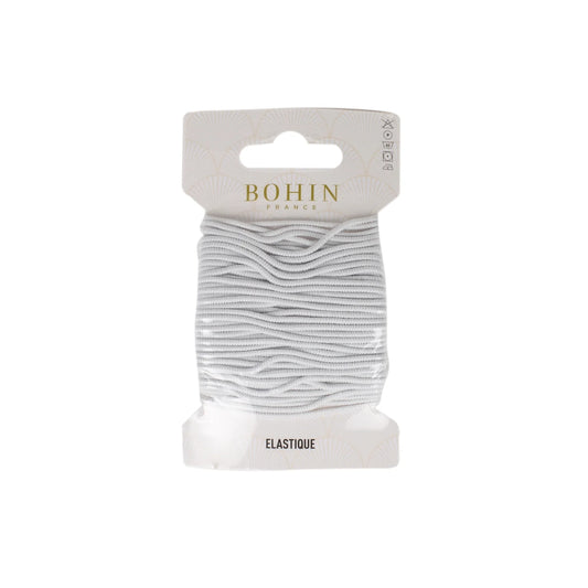 ROUND ELASTIC 8.25M WHITE